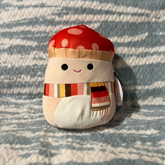 Fall Malcolm the Mushroom with a Scarf 8 inch Squishmallows - Picture 3 of 5